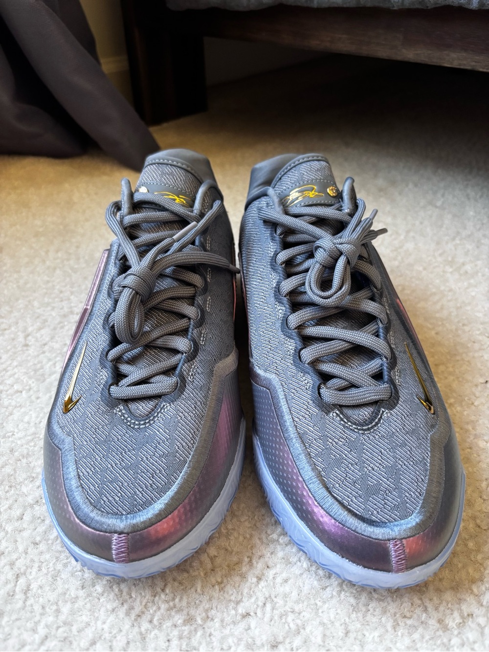 Nike LeBron 23 "Shut Up and Dribble" Gray Multicolor Men's Size 10.5 IH1530-002 - Picture 3 of 13